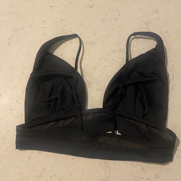 Teeny B Mesh Insert Triangle Crop with Pleated cup (full bust) - Picture 2 of 13